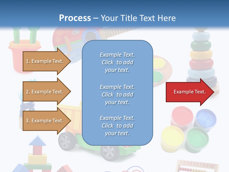 Education Red Play PowerPoint Template