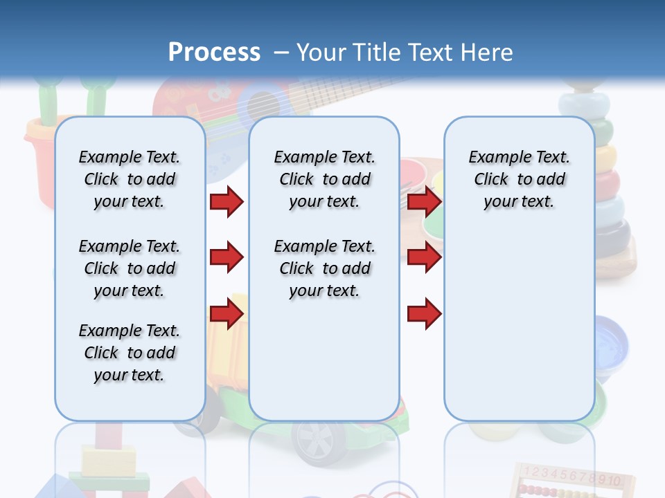 Education Red Play PowerPoint Template