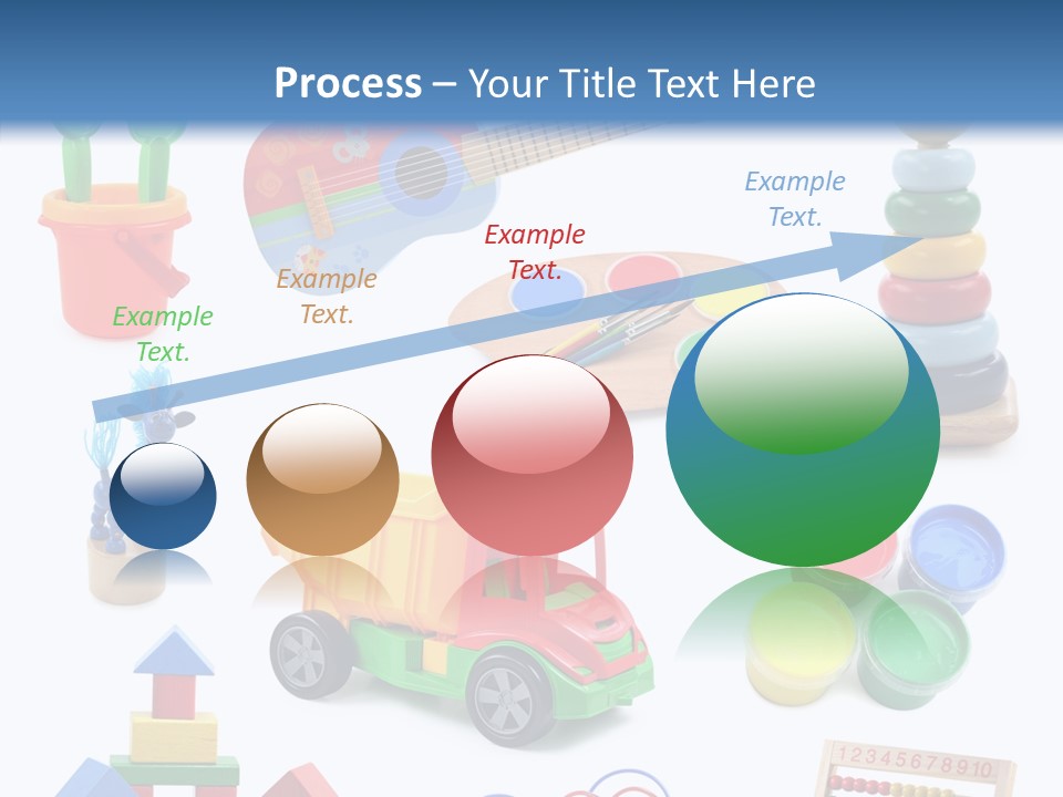 Education Red Play PowerPoint Template