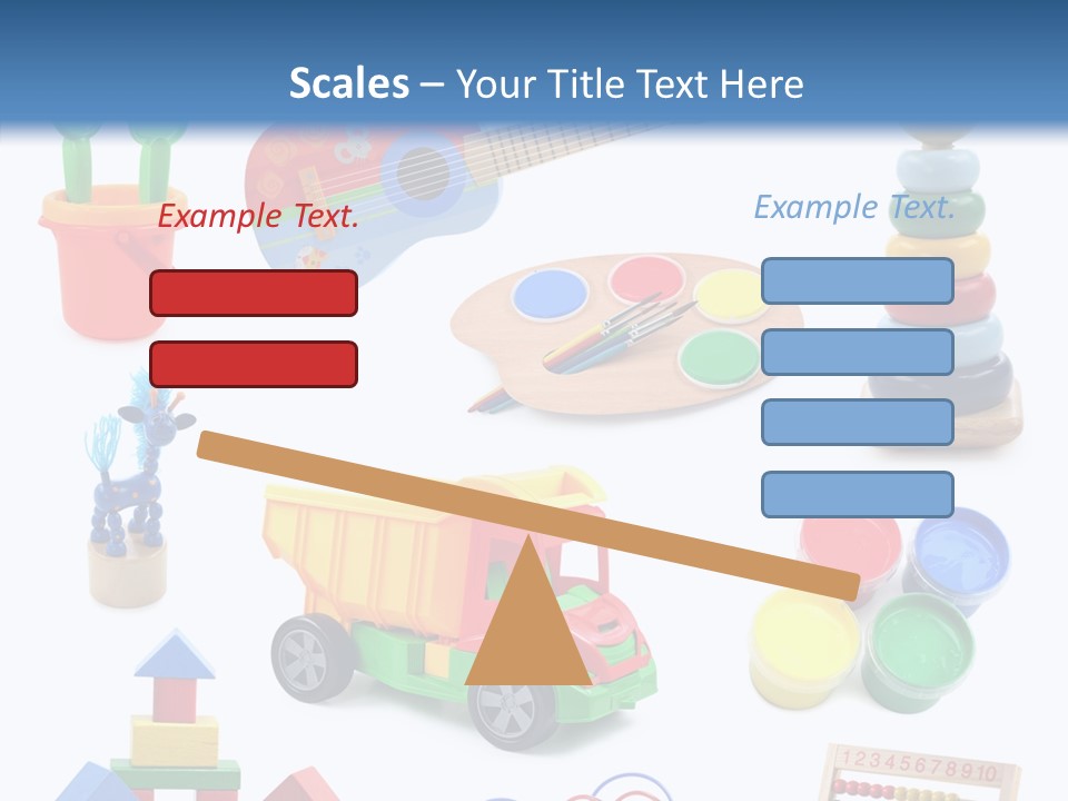 Education Red Play PowerPoint Template