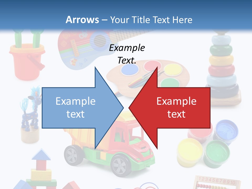 Education Red Play PowerPoint Template