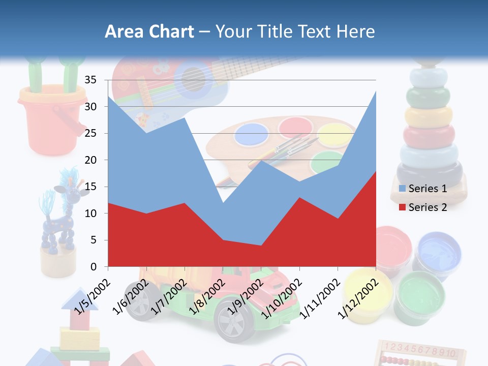 Education Red Play PowerPoint Template