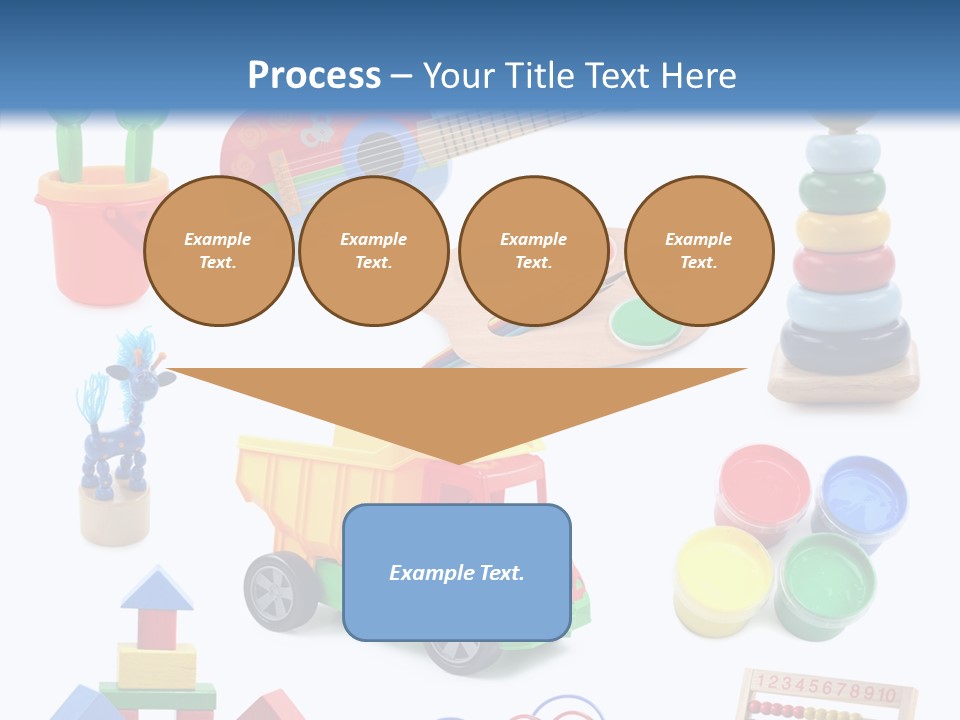 Education Red Play PowerPoint Template