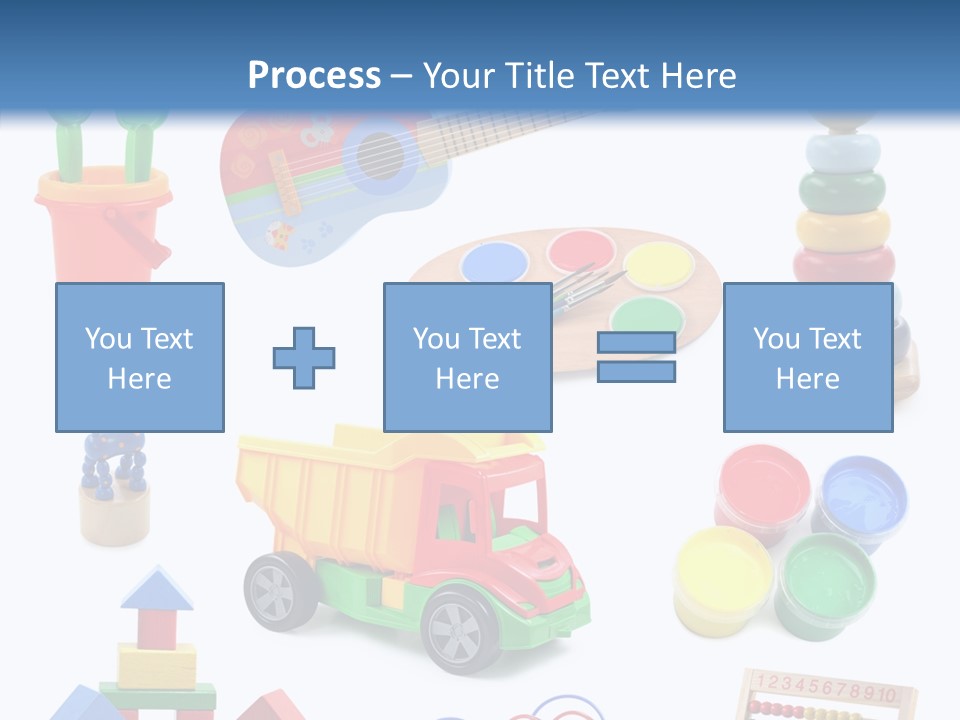 Education Red Play PowerPoint Template