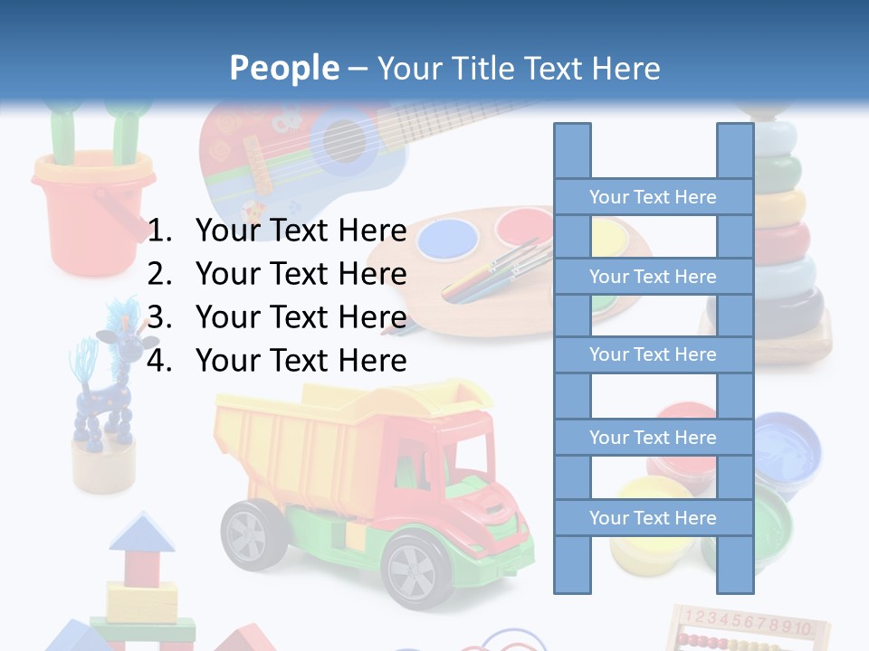 Education Red Play PowerPoint Template