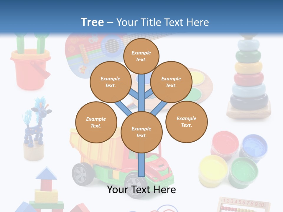 Education Red Play PowerPoint Template