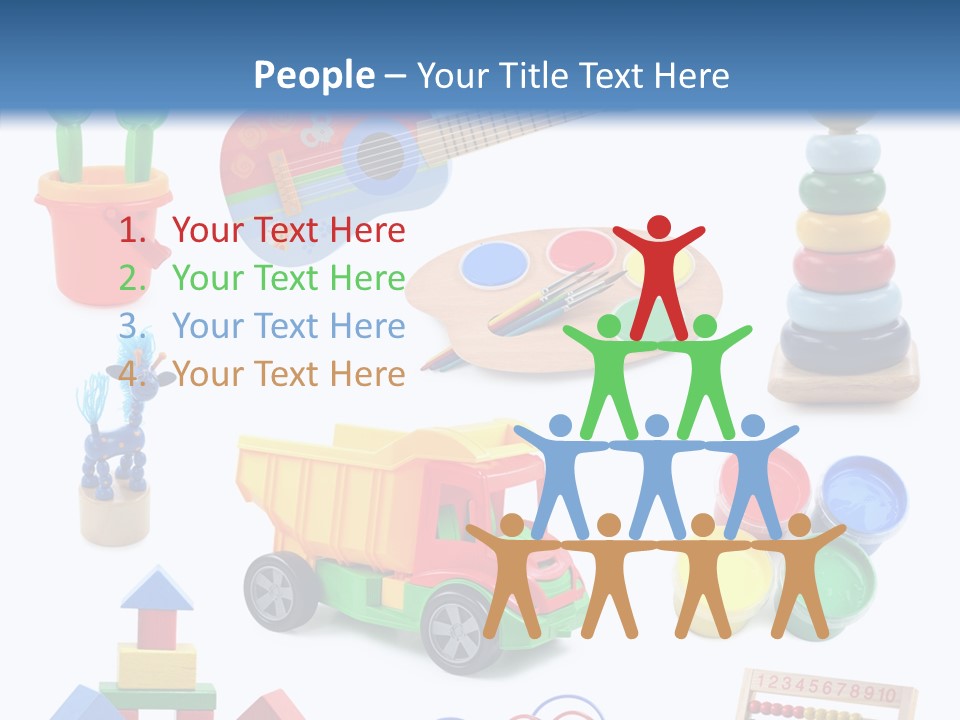 Education Red Play PowerPoint Template