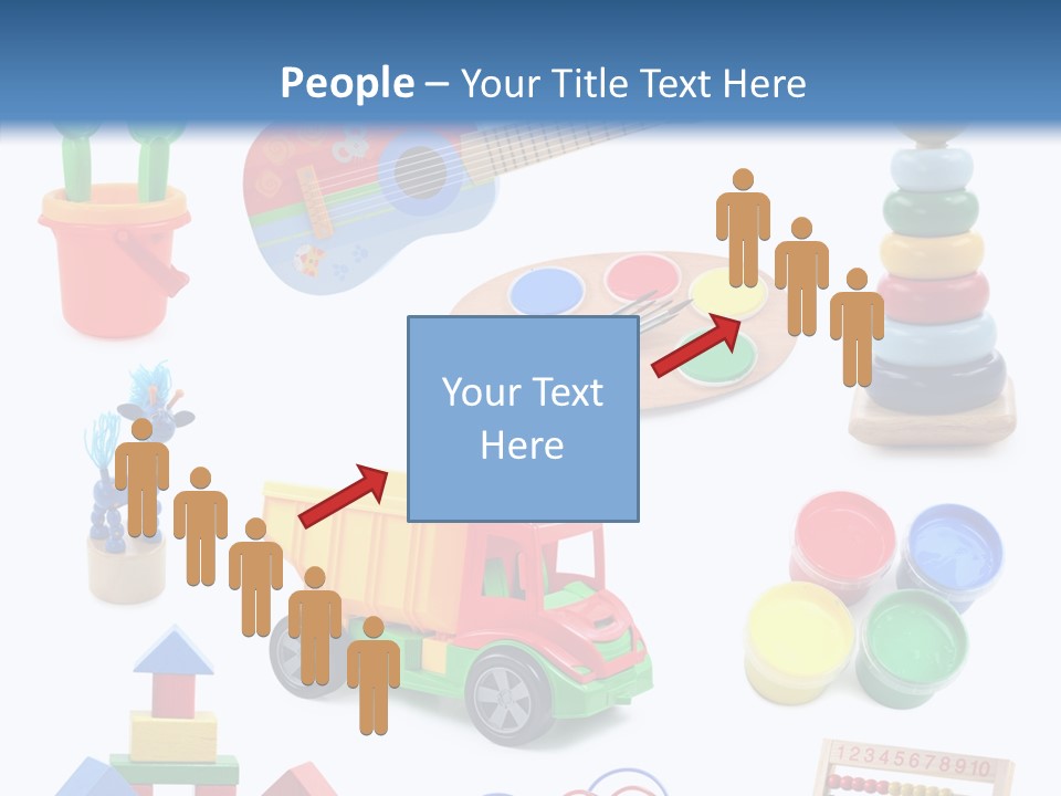 Education Red Play PowerPoint Template