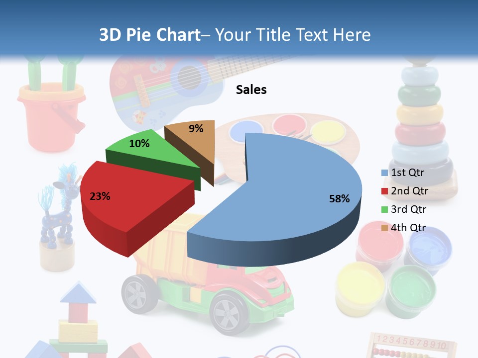 Education Red Play PowerPoint Template