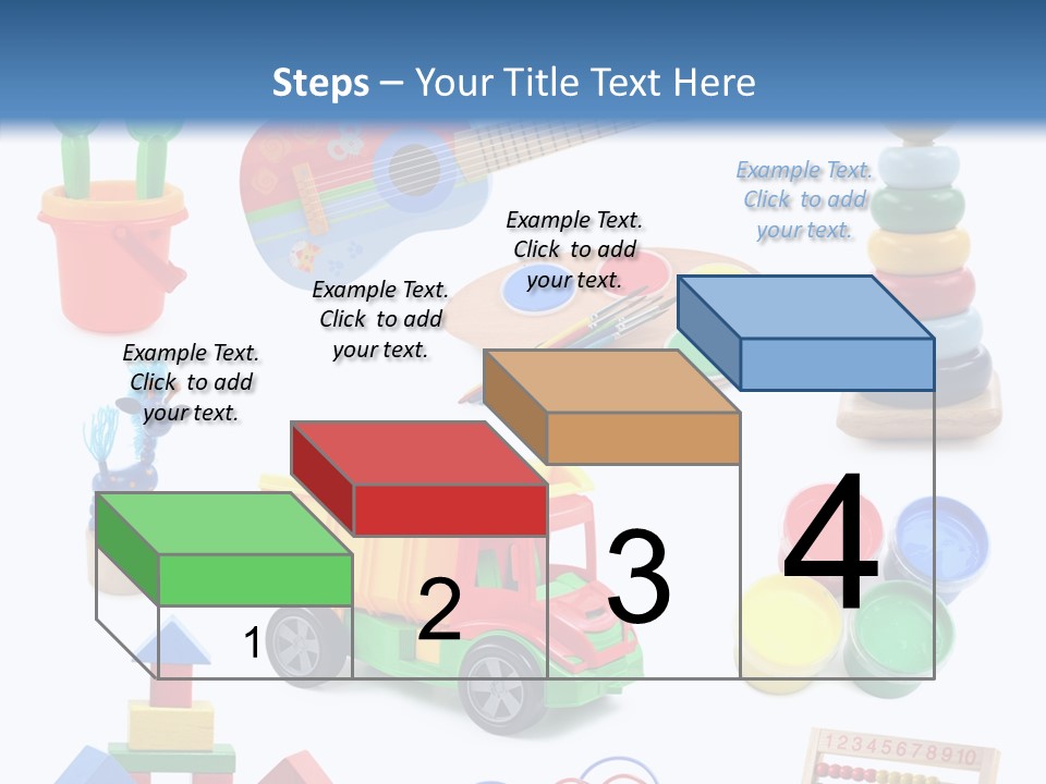 Education Red Play PowerPoint Template