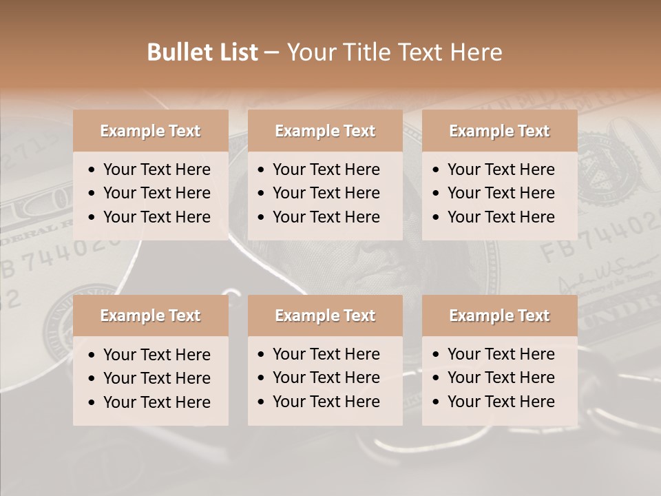 Dollar Trade Manacles PowerPoint Template