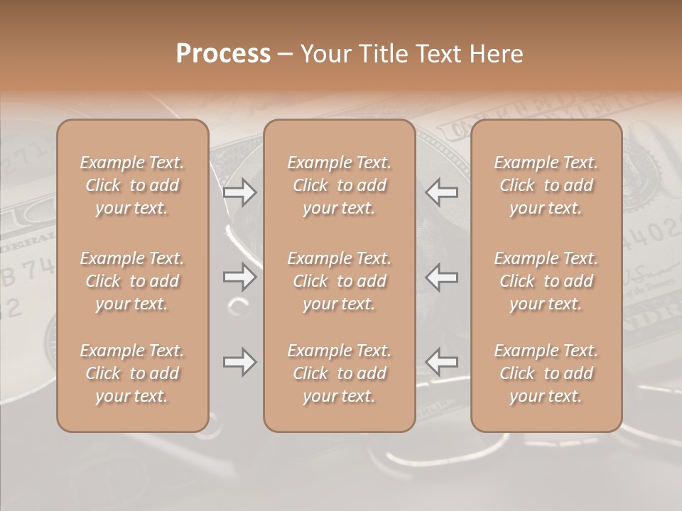 Dollar Trade Manacles PowerPoint Template