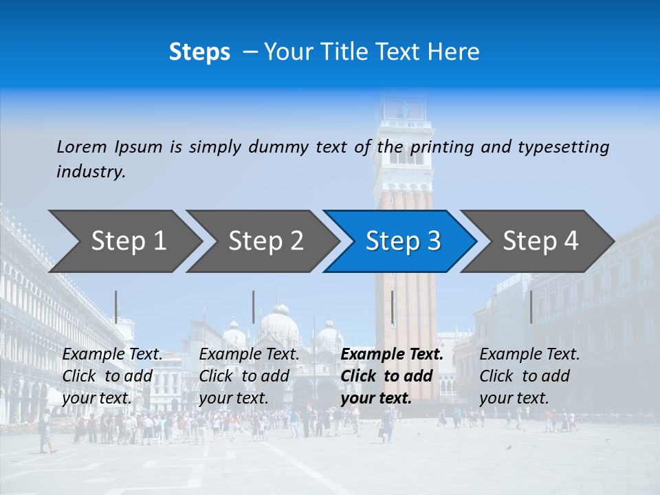 Tower Venice Wide PowerPoint Template
