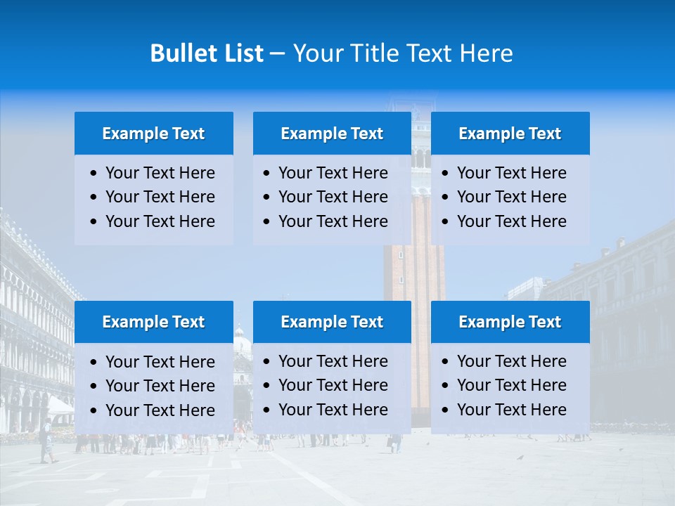Tower Venice Wide PowerPoint Template
