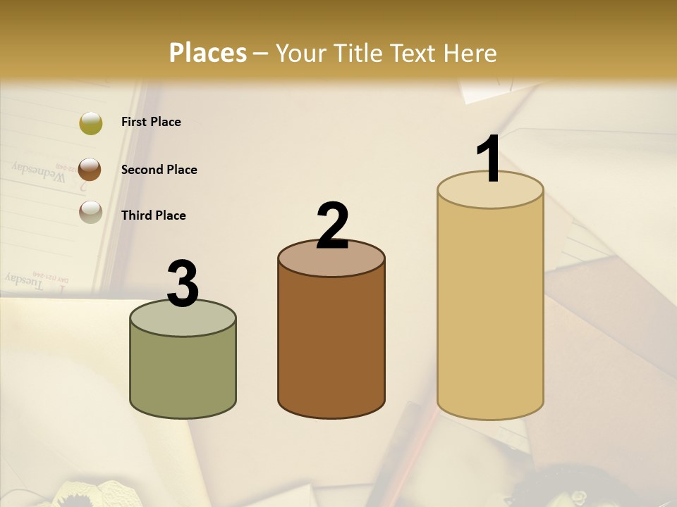 Still Life Sepia Memories PowerPoint Template