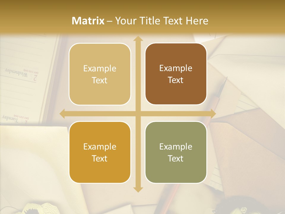 Still Life Sepia Memories PowerPoint Template