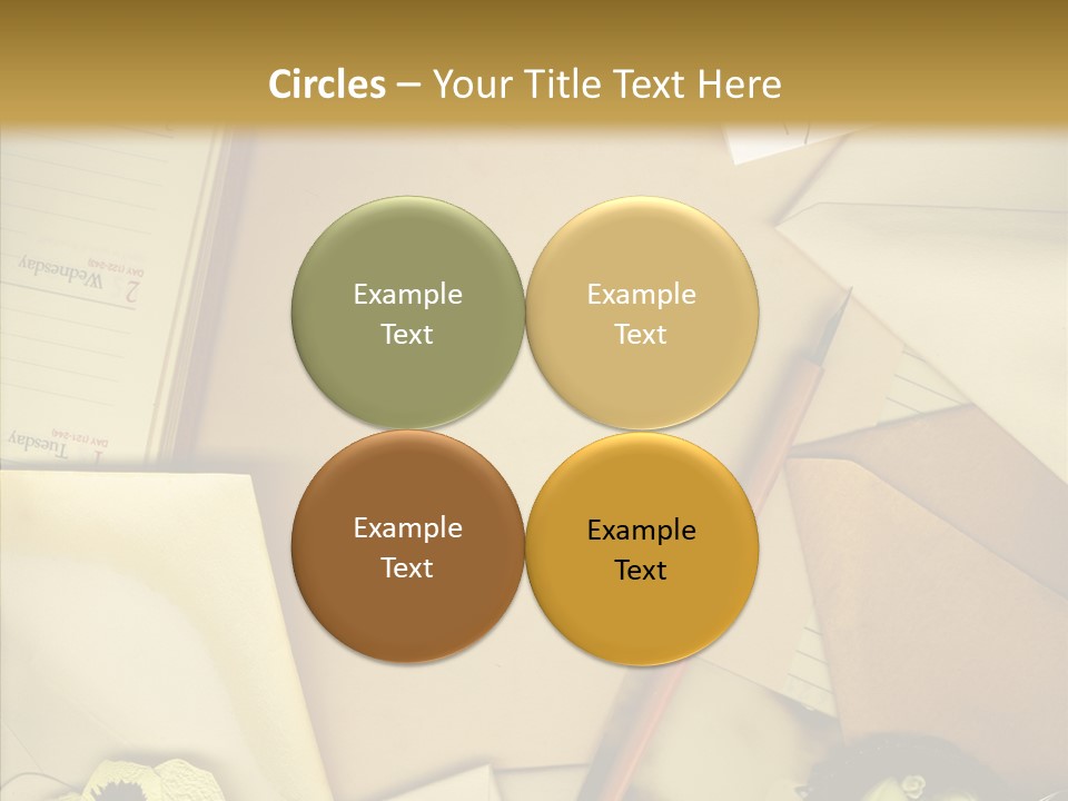 Still Life Sepia Memories PowerPoint Template