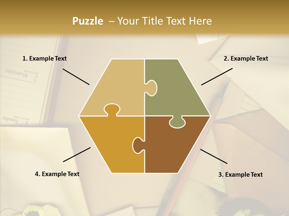 Still Life Sepia Memories PowerPoint Template