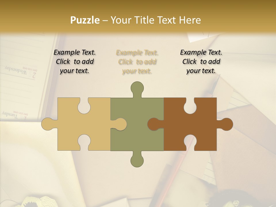 Still Life Sepia Memories PowerPoint Template