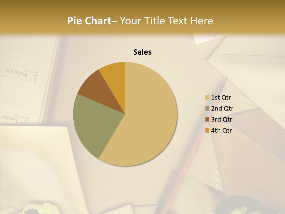 Still Life Sepia Memories PowerPoint Template