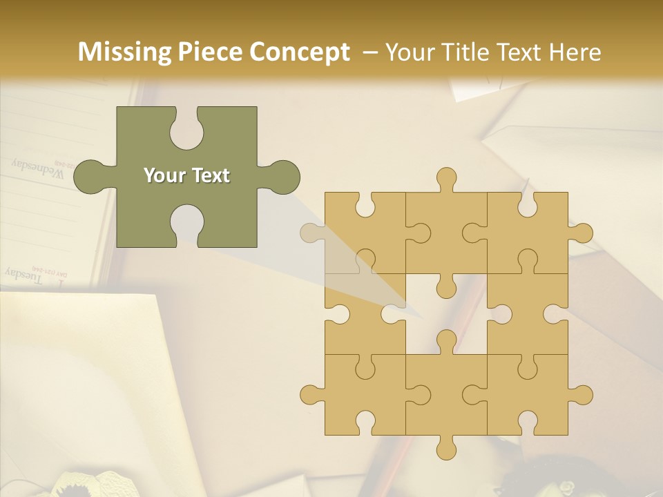 Still Life Sepia Memories PowerPoint Template