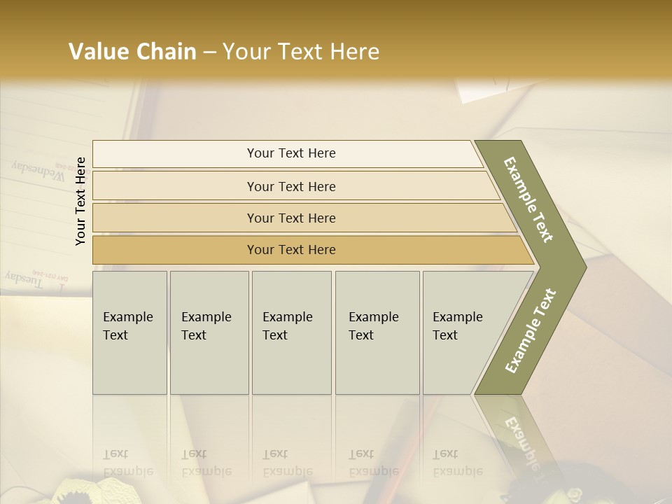 Still Life Sepia Memories PowerPoint Template
