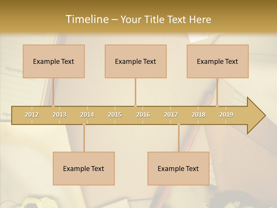 Still Life Sepia Memories PowerPoint Template