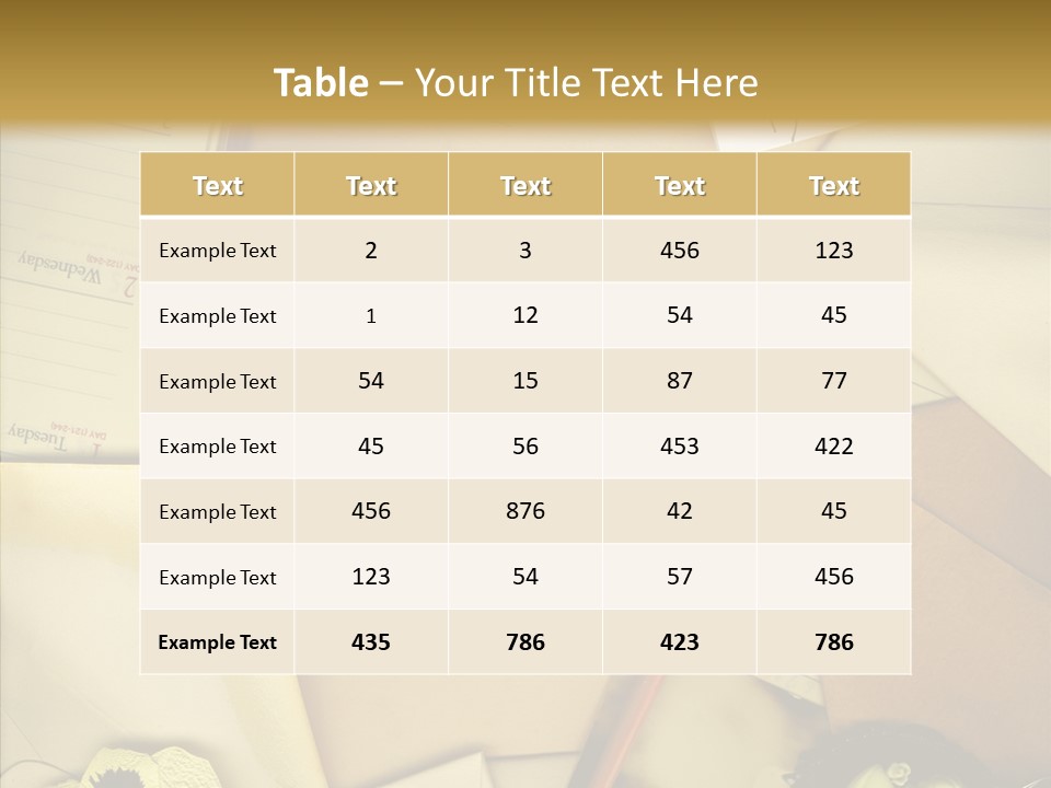 Still Life Sepia Memories PowerPoint Template
