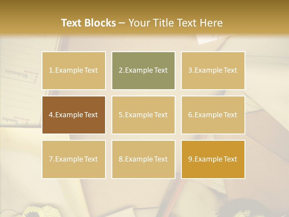 Still Life Sepia Memories PowerPoint Template