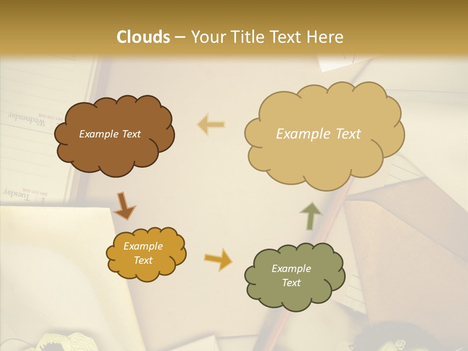 Still Life Sepia Memories PowerPoint Template