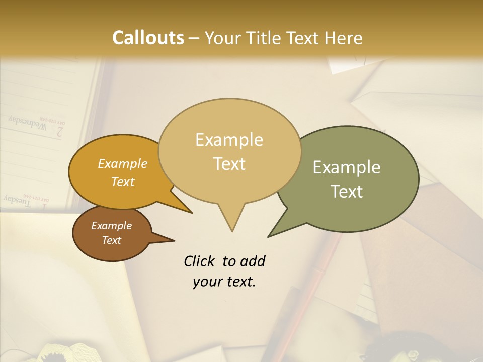 Still Life Sepia Memories PowerPoint Template