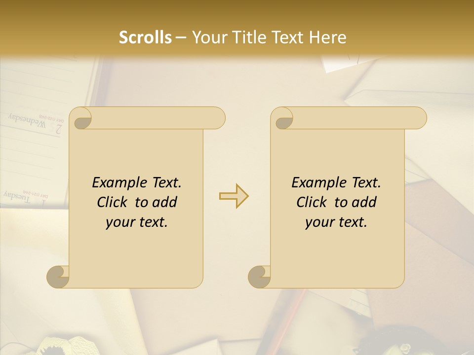 Still Life Sepia Memories PowerPoint Template