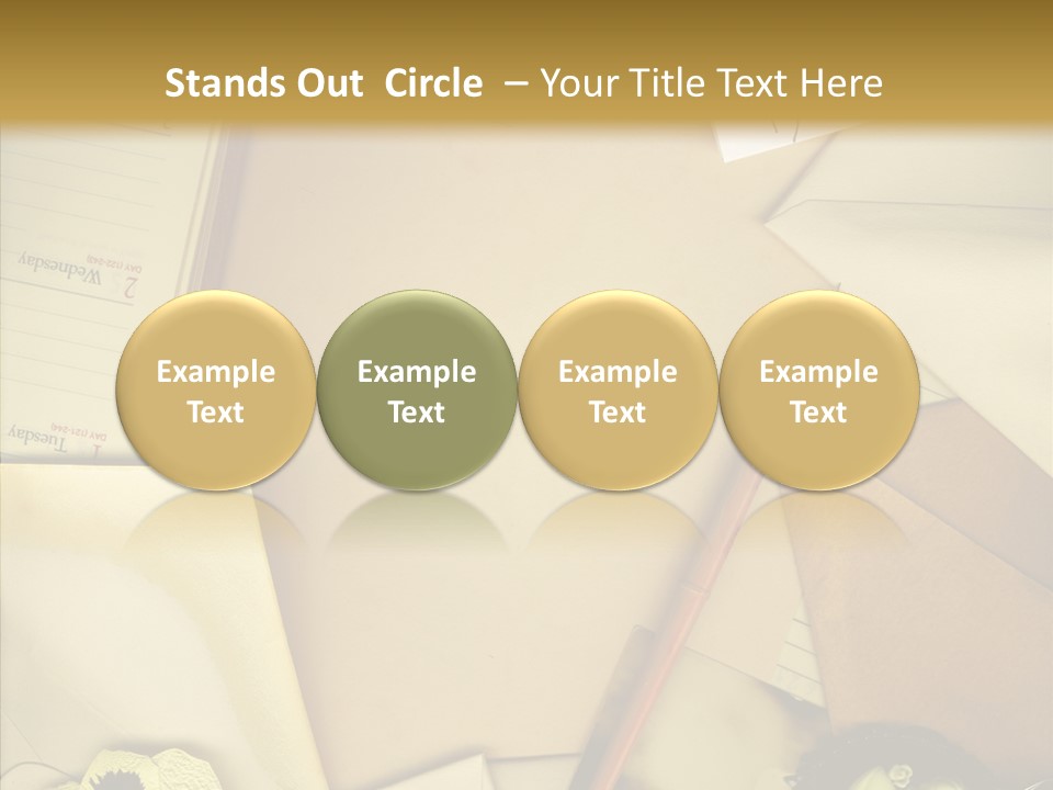 Still Life Sepia Memories PowerPoint Template