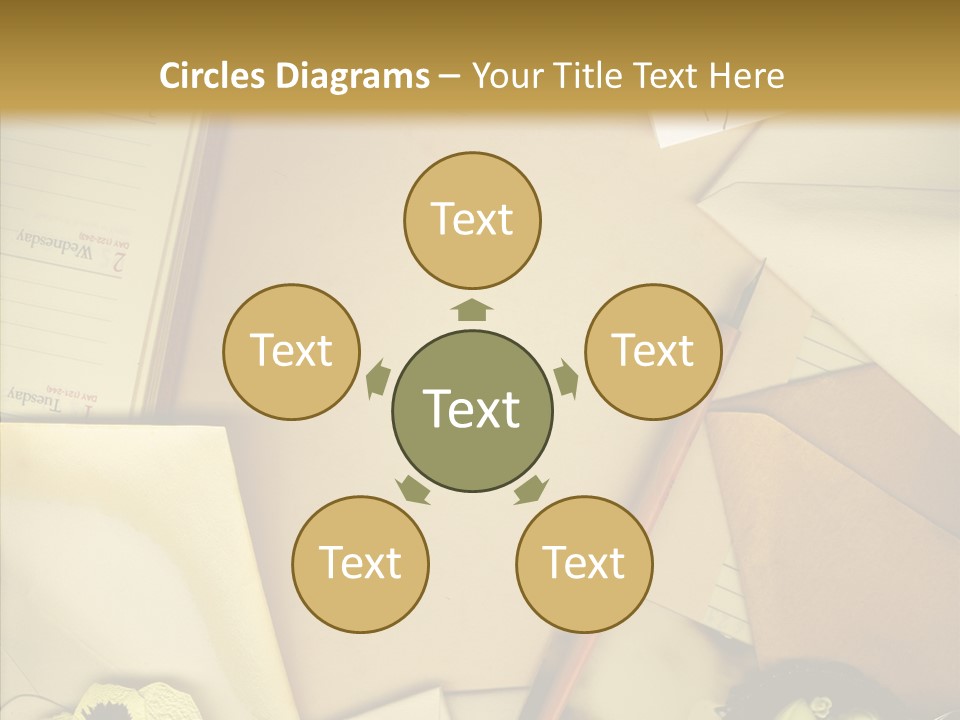 Still Life Sepia Memories PowerPoint Template