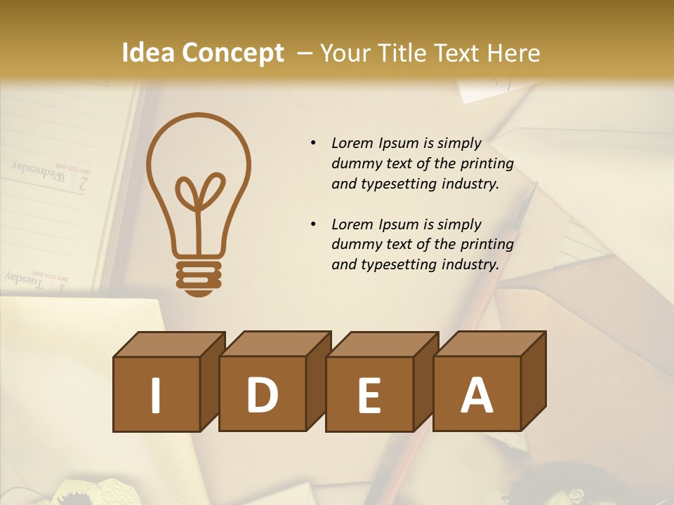 Still Life Sepia Memories PowerPoint Template