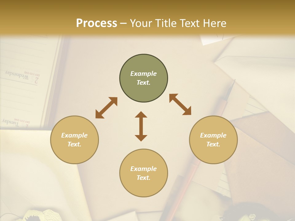 Still Life Sepia Memories PowerPoint Template