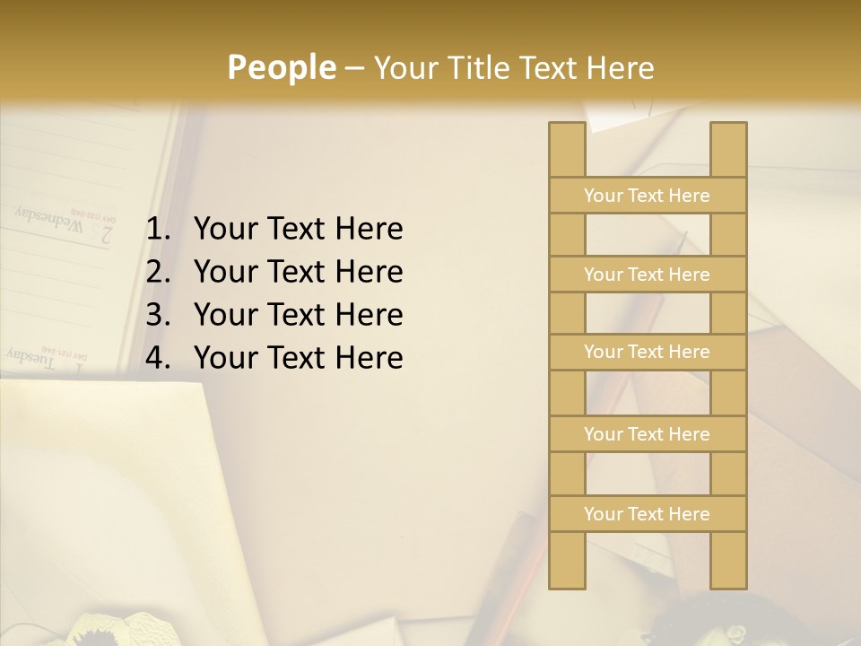 Still Life Sepia Memories PowerPoint Template