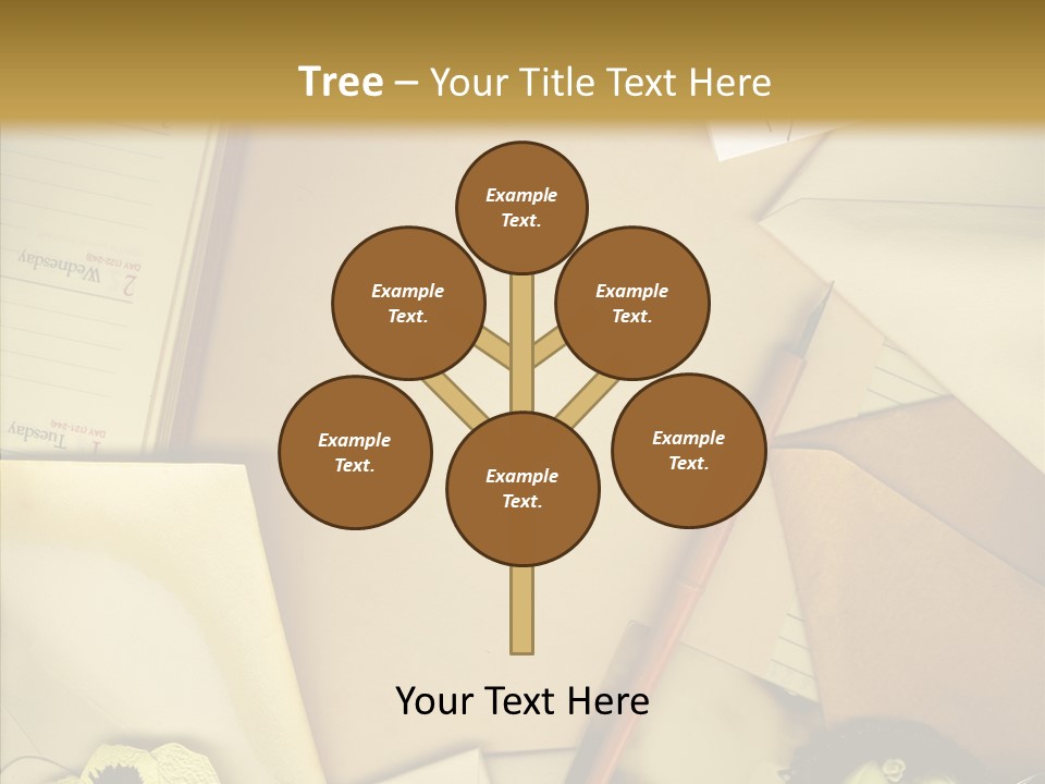 Still Life Sepia Memories PowerPoint Template