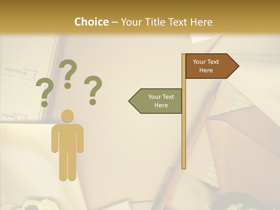 Still Life Sepia Memories PowerPoint Template