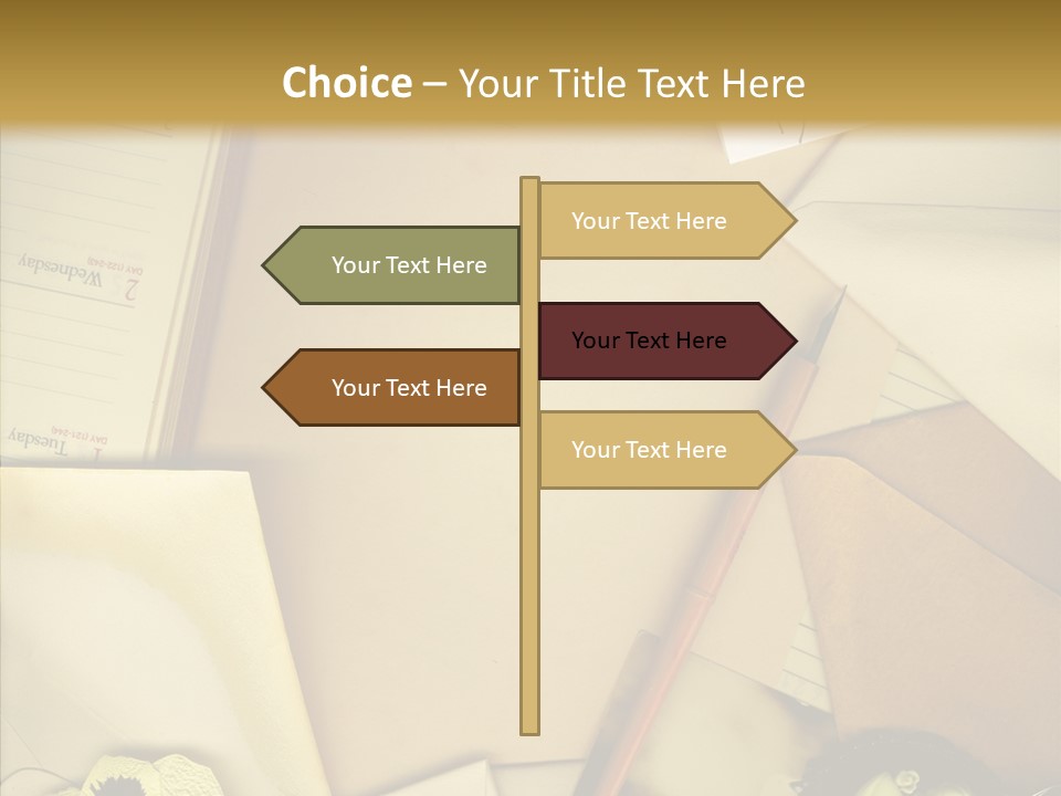 Still Life Sepia Memories PowerPoint Template