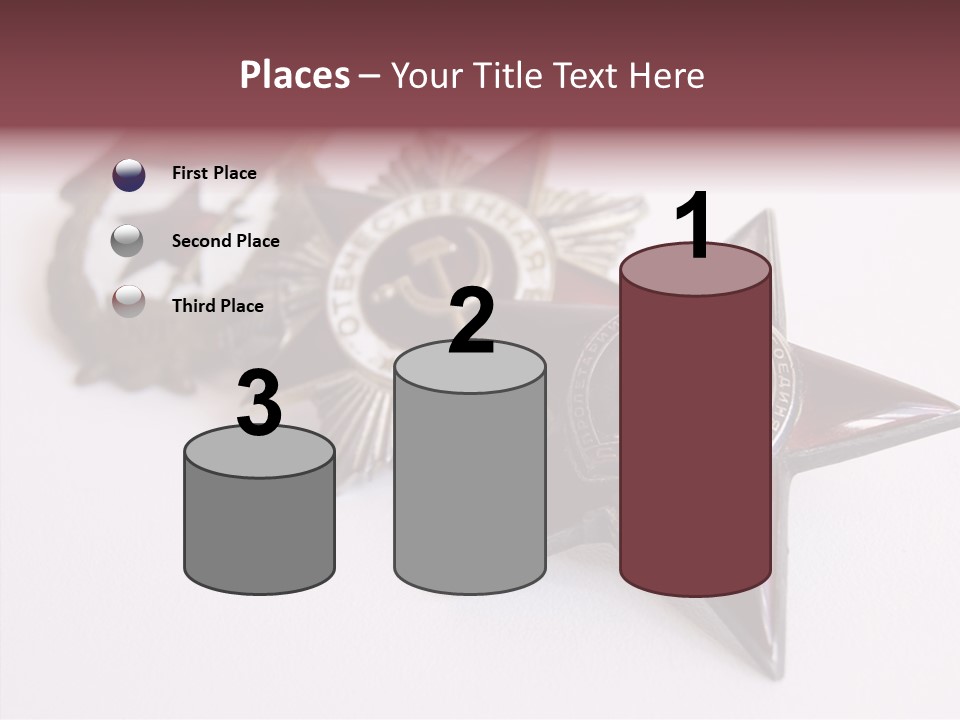 White Win Bays PowerPoint Template