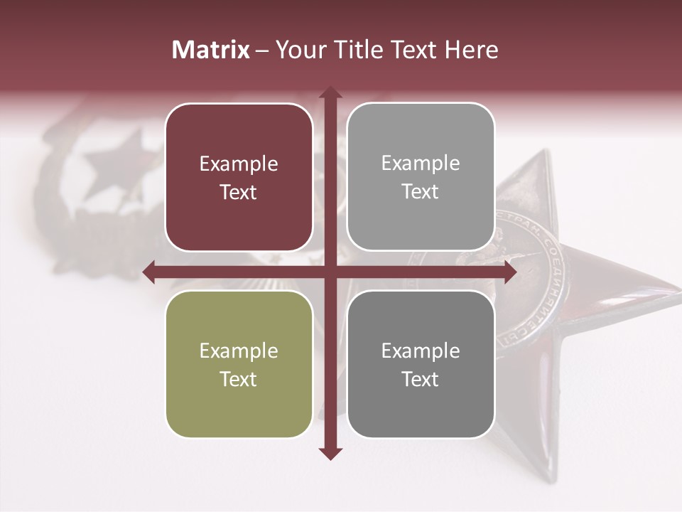 White Win Bays PowerPoint Template