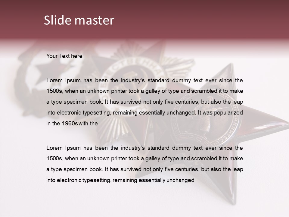 White Win Bays PowerPoint Template