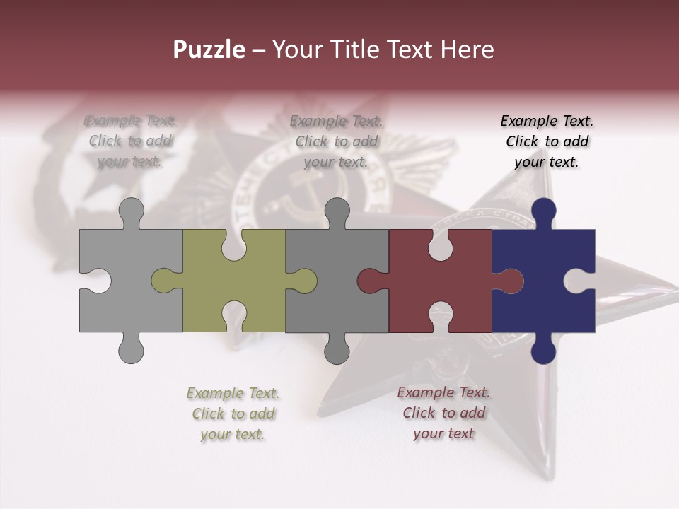 White Win Bays PowerPoint Template