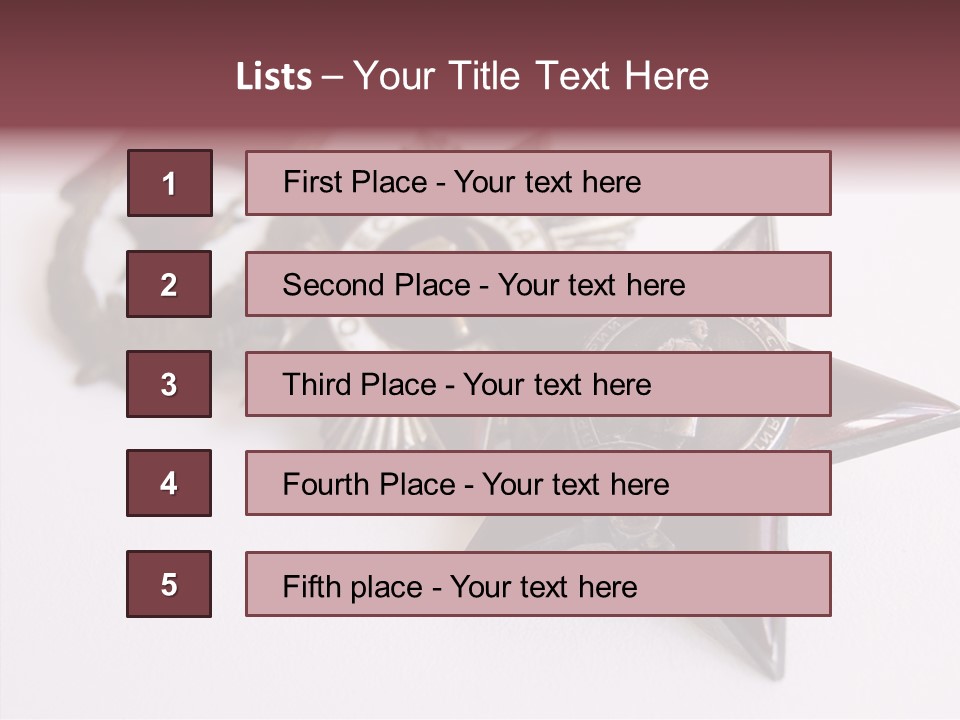 White Win Bays PowerPoint Template