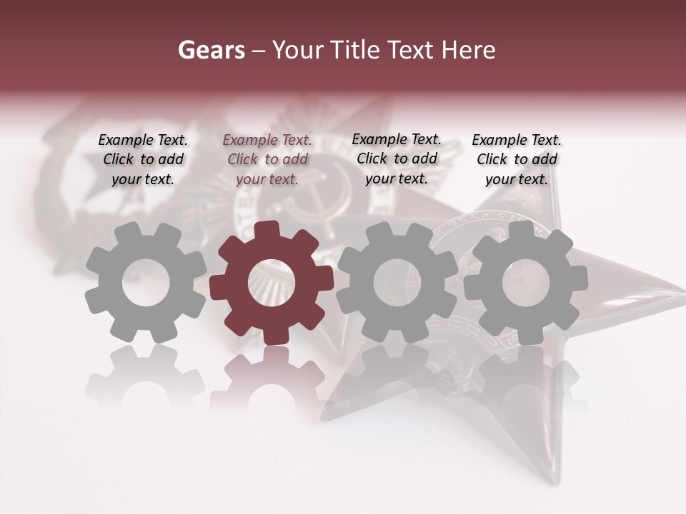 White Win Bays PowerPoint Template