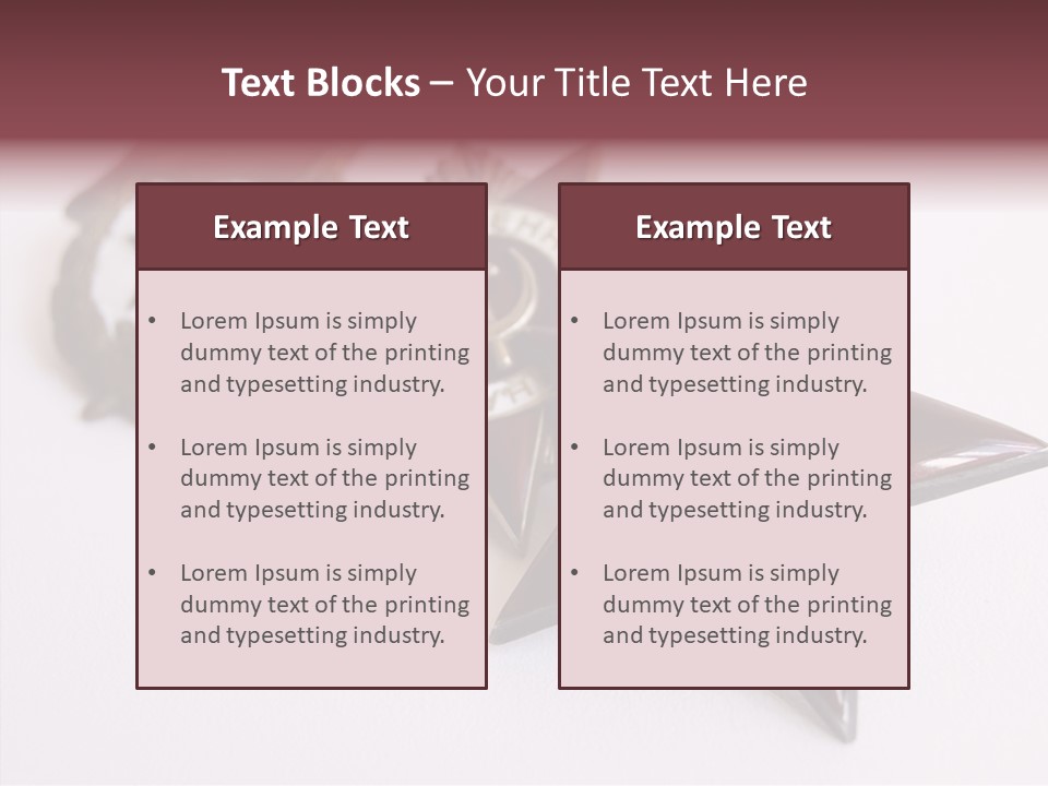 White Win Bays PowerPoint Template