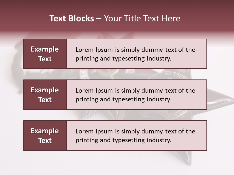 White Win Bays PowerPoint Template