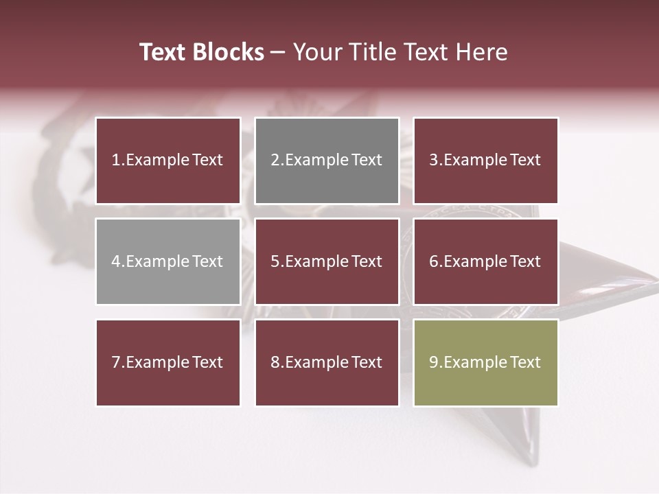 White Win Bays PowerPoint Template