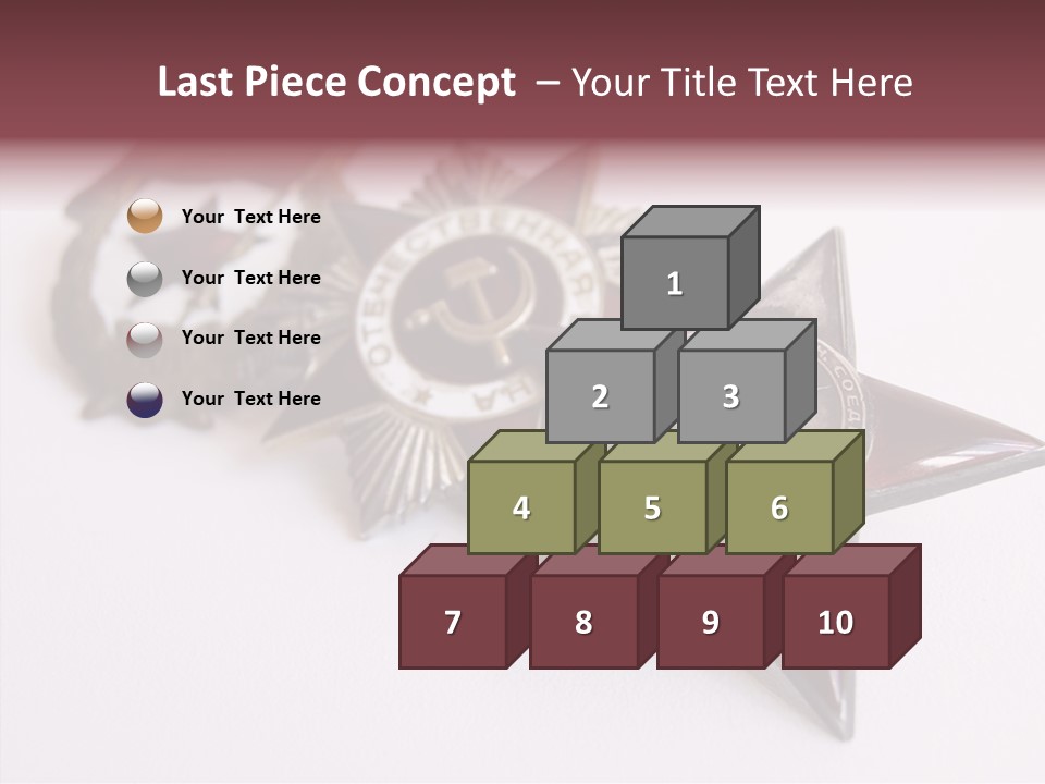 White Win Bays PowerPoint Template